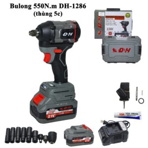 Máy Bulong Có Phụ Kiện DH-1286, Chống Rung Cổ Tay, Thân Đúc Nguyên Khối